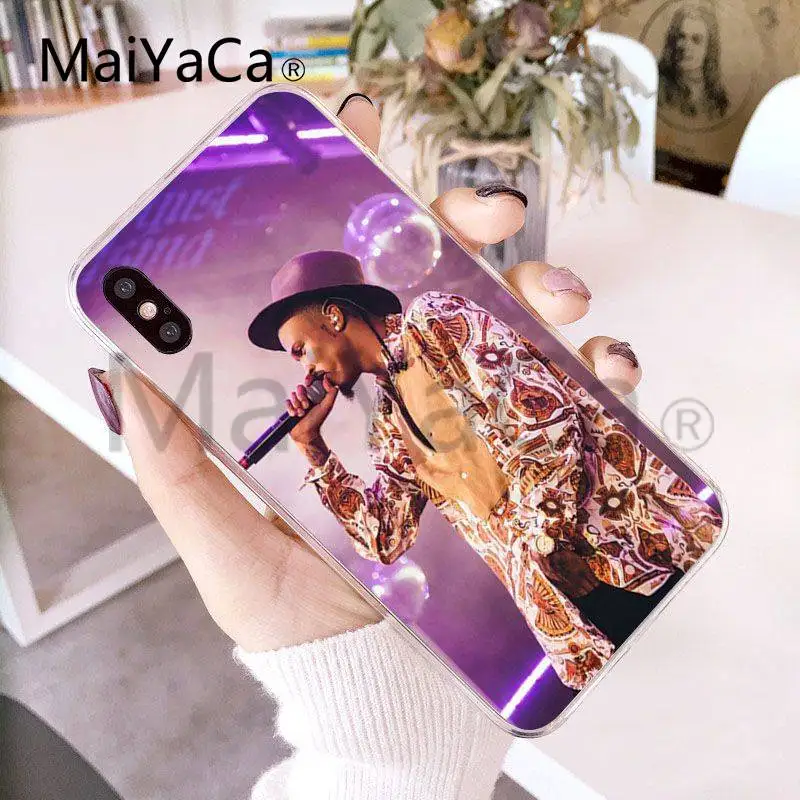 MaiYaCa для iphone 7 6 X Чехол POP Signer August Alsina Music Star Прозрачный чехол iPhone 8 6S Plus 10 XS XR XSMAX 4S |