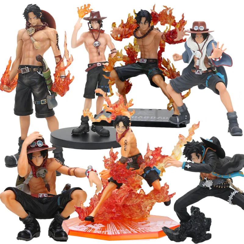 Аниме one piece Figure Ace Toy ZERO Portgas D Ace Battle Ver. one piece Luffy Brother Fist of Fire Ace PVC Figure Toys