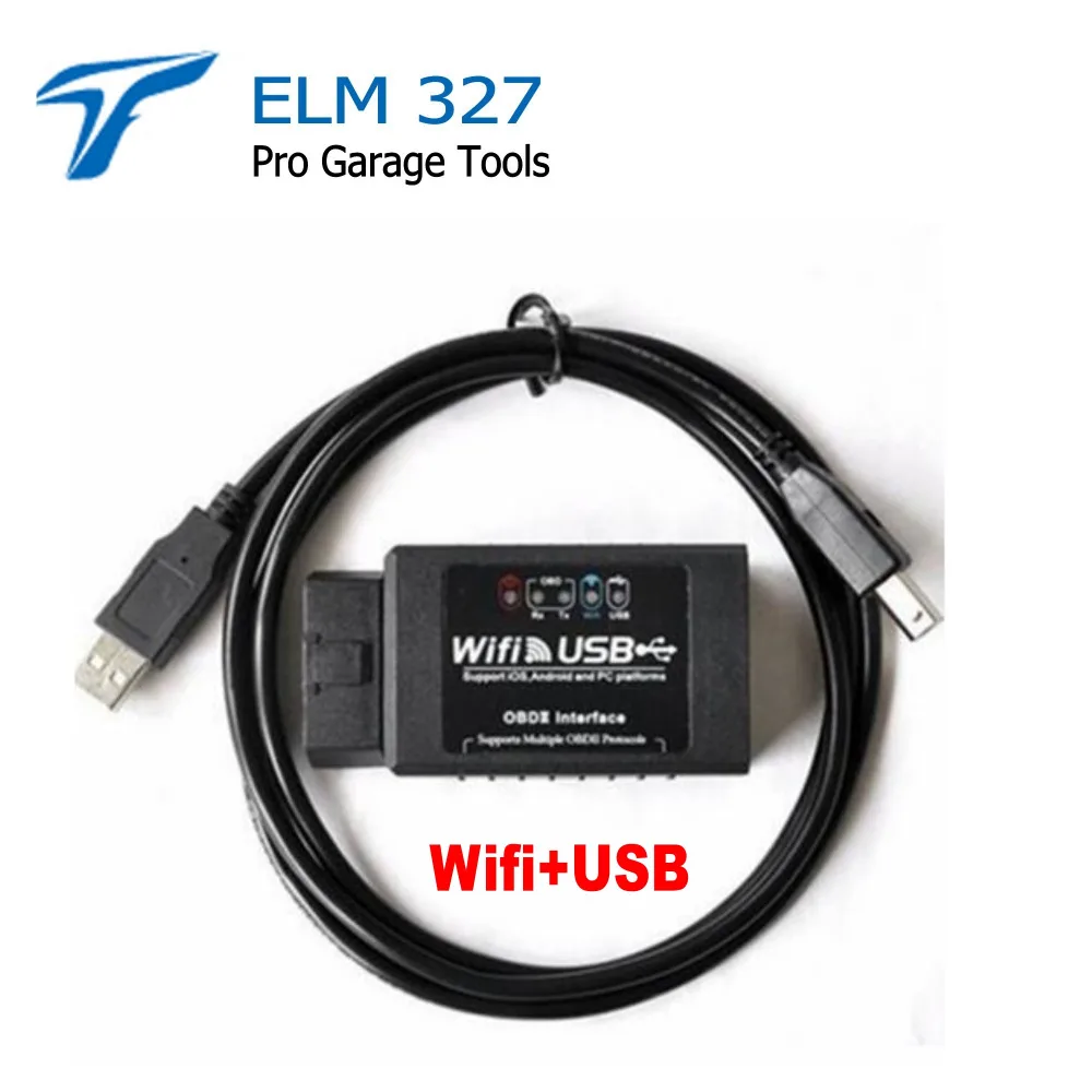 2018 Wow CDP ELM327 Wifi + USB сканер Wi Fi ELM 327 OBDII машина работает со всеми OBD II протокол