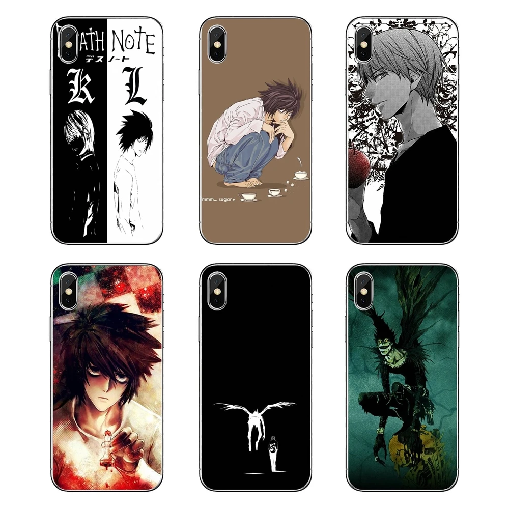 Японский Аниме Манга Death Note Ryuk принт для Motorola Moto X4 E4 E5 G5 G5S G6 Z Z3 G3 C Play Plus прозрачные