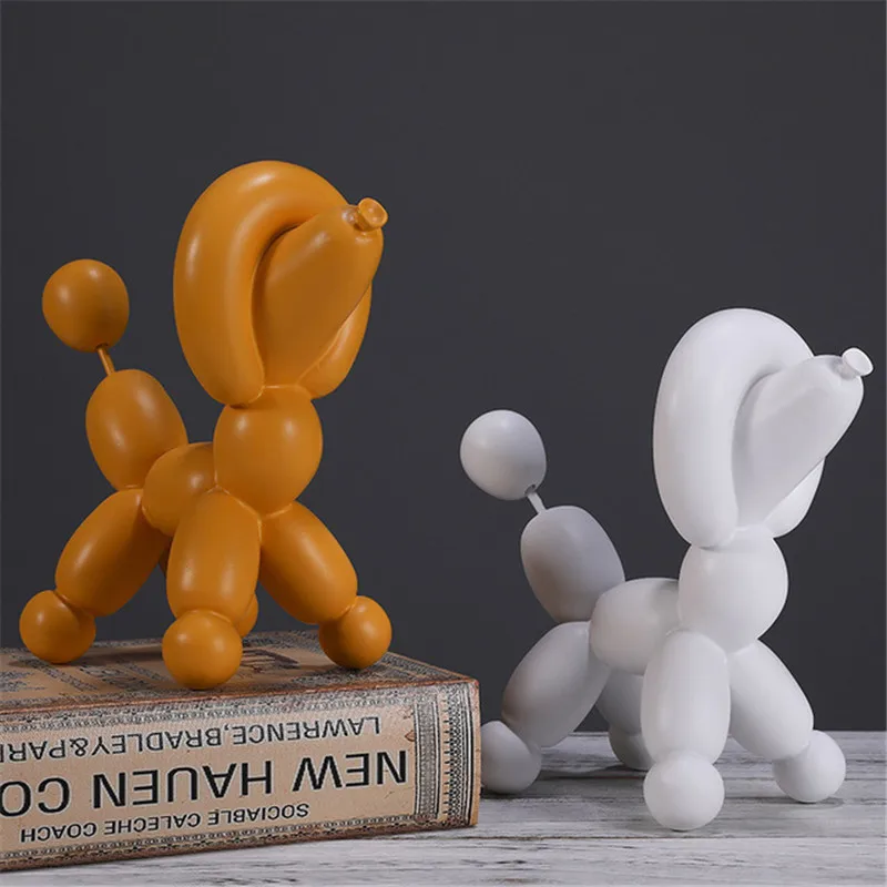 

Abstraction Art Resin Craft Dog Deer Unicorn Figurine Statue Home Decorations Valentine's Gift R399