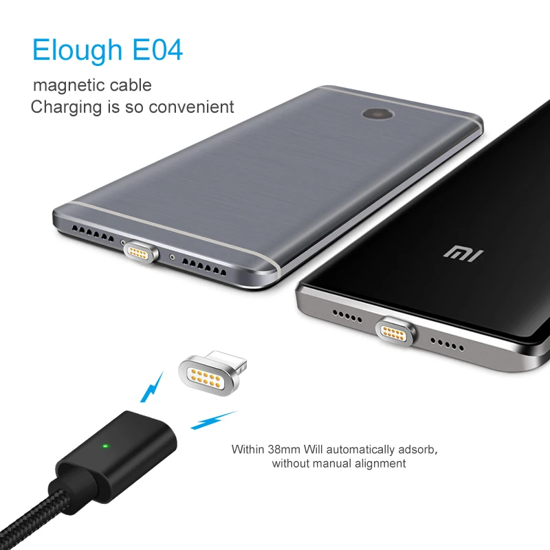 SUPTEC 1 м Магнитный кабель USB для iPhone X 8 7 6 Plus Тип-C &amp Micro зарядное устройство адаптер