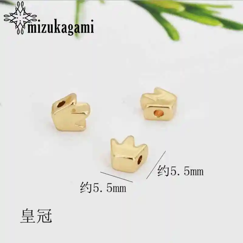 

High Quality Copper Golden Plated Heart Stars Loose Beads 10pcs/lot For DIY Fashion Earrings Jewelry Making Accessories