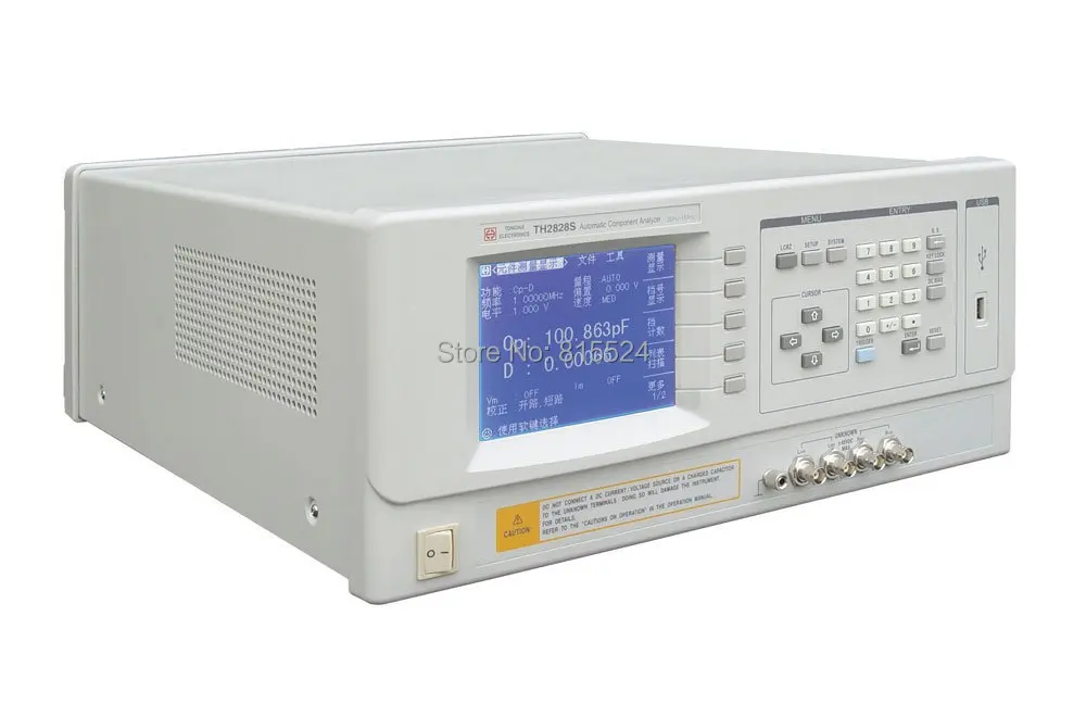 20 Гц 1 МГц 100M Ом 0.05% точность Tonghui TH2828S LCR метр|meter ph|meter motorcyclemeter cable |