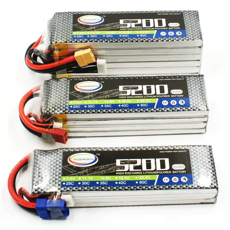 

New 6s RC Toy Lipo Battery 6S 22.2v 25C 5200mAh For RC Quadcopter Helicopter Drone Car Boat Tank Airplane RC Toy LiPo Battery 6S