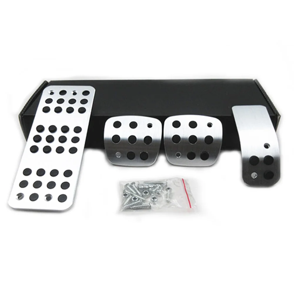 

Car-Styling Car Stainless Steel Car Pedal Pads Cover for Peugeot 206 206CC MT Car Styling Auto Accessories