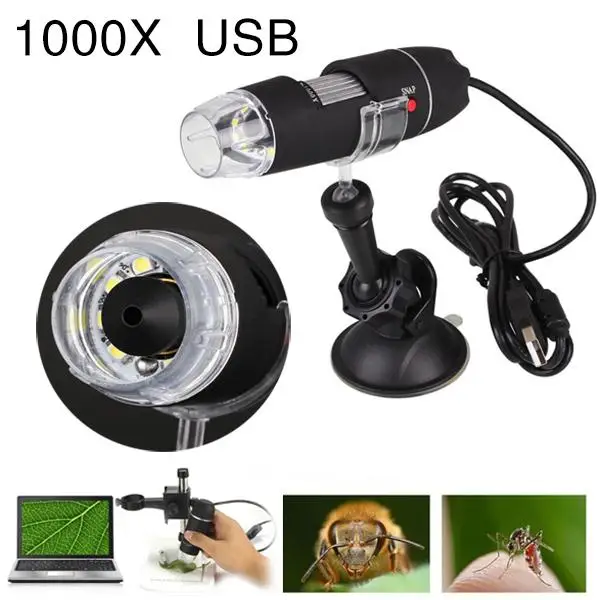 Jetery USB микроскоп 1000X USB светодиодный светильник Электрический Ручной цифровой микроскоп стойка всасывающий инструмент