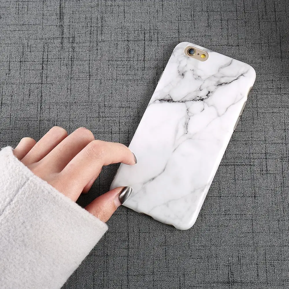 CASEIER мраморный чехол для телефона iPhone 7 8 X Мягкие силиконовые Роскошные Чехлы 6 6s