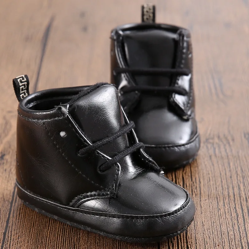 Romirus для новорожденных маленьких мальчиков обувь девочек из искусственной кожи