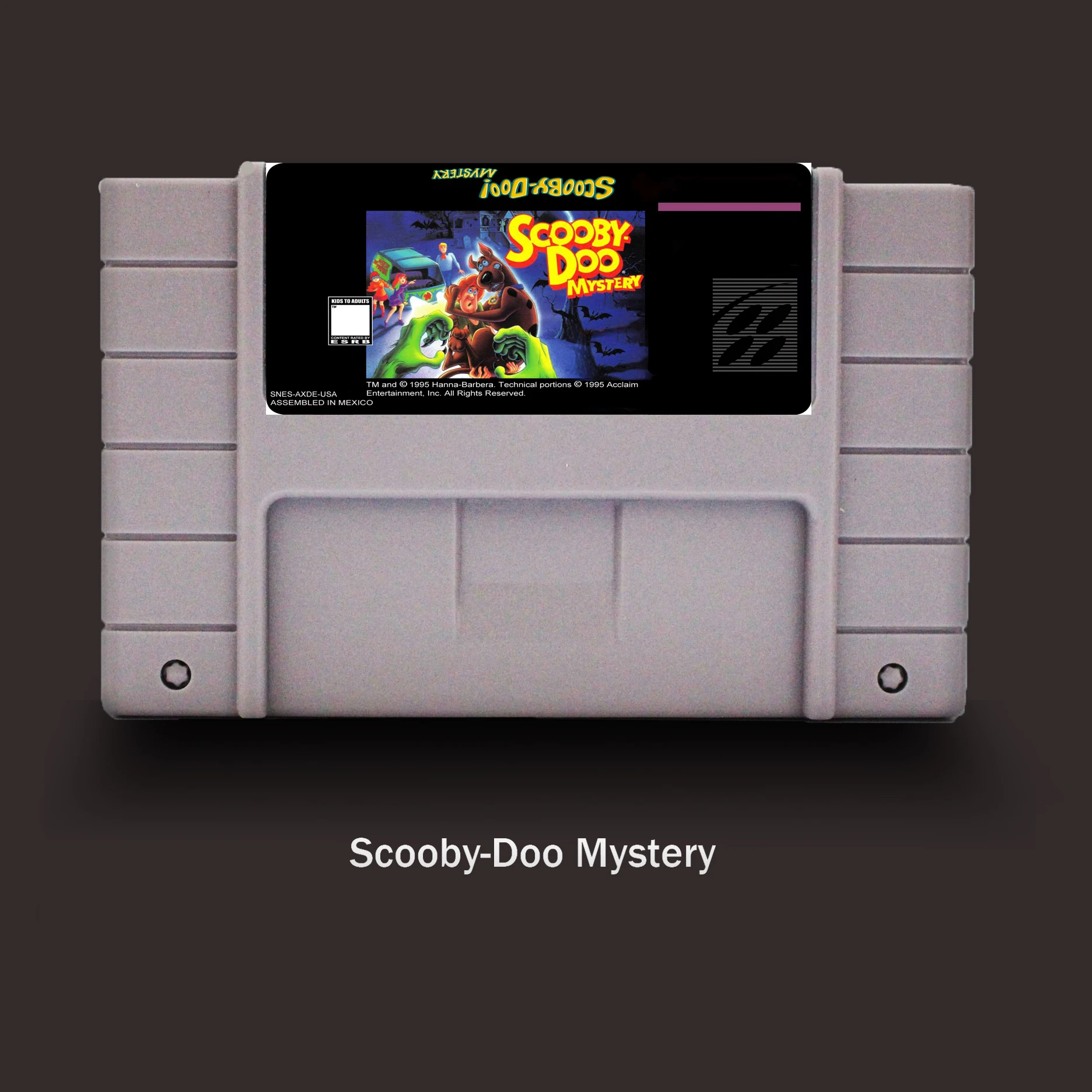 Scooby-Doo Mystery-16 бит для США NTSC игровой плеер большая серая игровая Карта |
