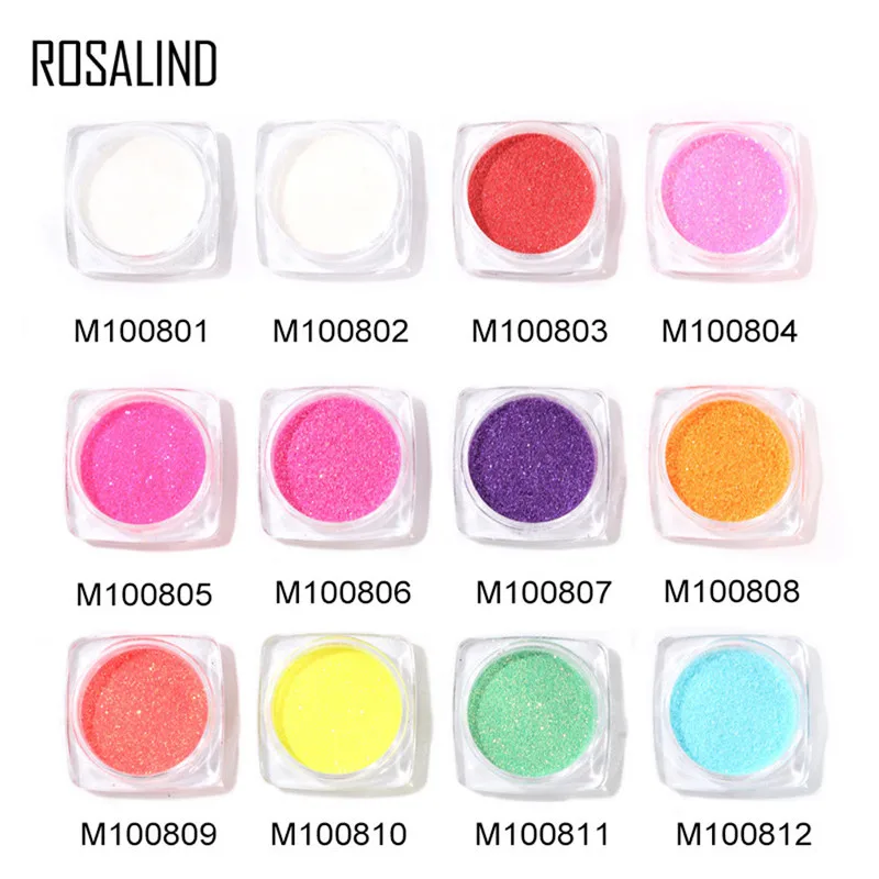 Rosalind 1 г конфетного цвета пудра с эффектом блеска DIY голографическое искусство