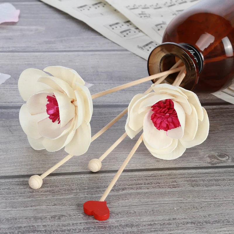 Lychee Life 1 шт. Ароматические вишневые палочки из ротанга сушеный дисффузор ароматизатора "Цветок" не-огонь Замена палочки с ладаном украшения дома