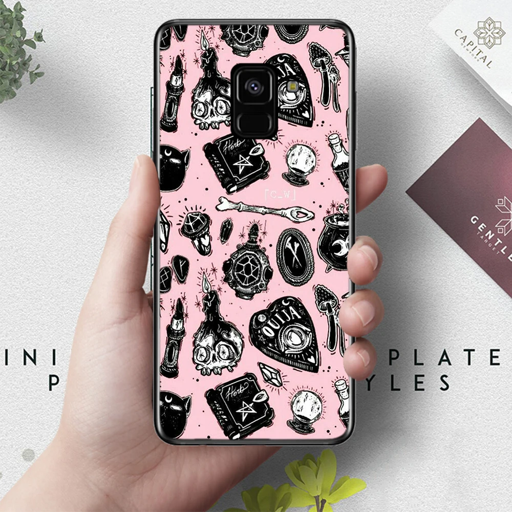 4 Girly пастельных ведьмы специальный силиконовый чехол для samsung A2 Core A3 A5 A6 плюс A7 A8 A9 A10 A30 A50 A60 A70 A10S A30S A50S A70s - Цвет: 4