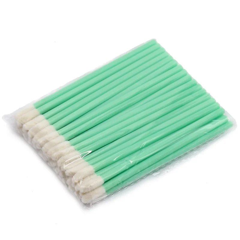 50pcs Green SinSo 50 шт. одноразовая кисть для губ кисти для макияжа ручка губная помада палочки с кисточкой для туши Чистка ресниц Косметическая кисть Аппликаторы - Handle Color: 50pcs Green
