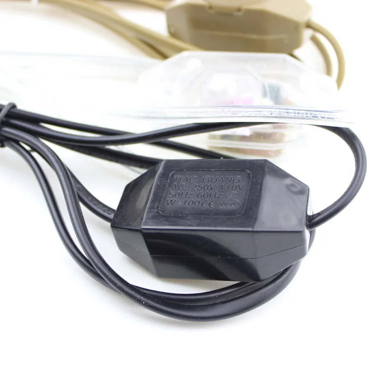 2 Шт./лот Настольная Лампа Диммер Линии С Адекватными Плоский Штекер Вилку Шнура