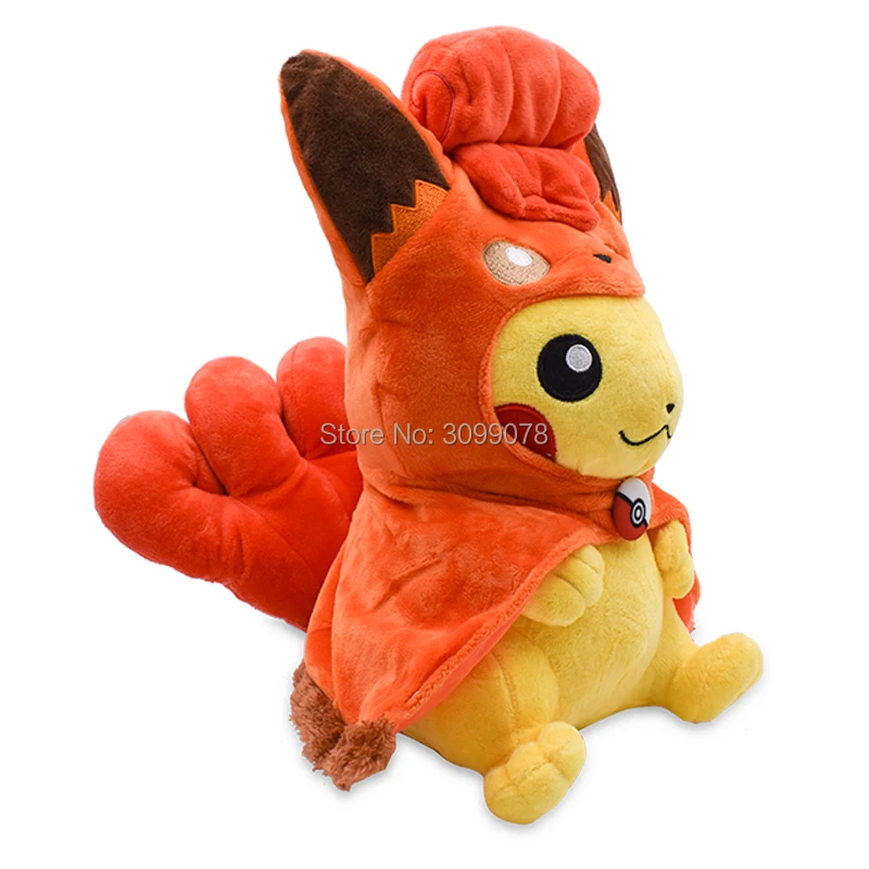 12 дюймов 30 см Высокое качество; Пикачу Косплей Vulpix Peluche мягкие куклы милые Vulpix плюшевый Пикачу игрушки для детей