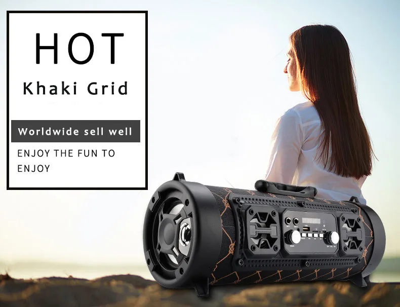 Bluetooth Колонка Hopestar 15 Вт бас портативный стерео сабвуфер колонка для улицы