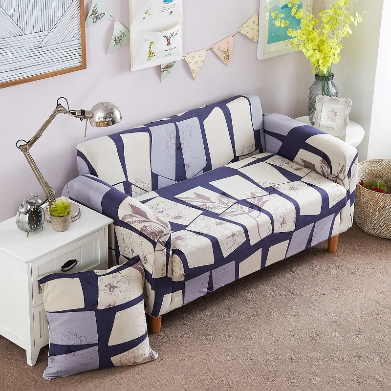 TUEDIO геометрический чехол для дивана плотный полноразмерный растягивающийся