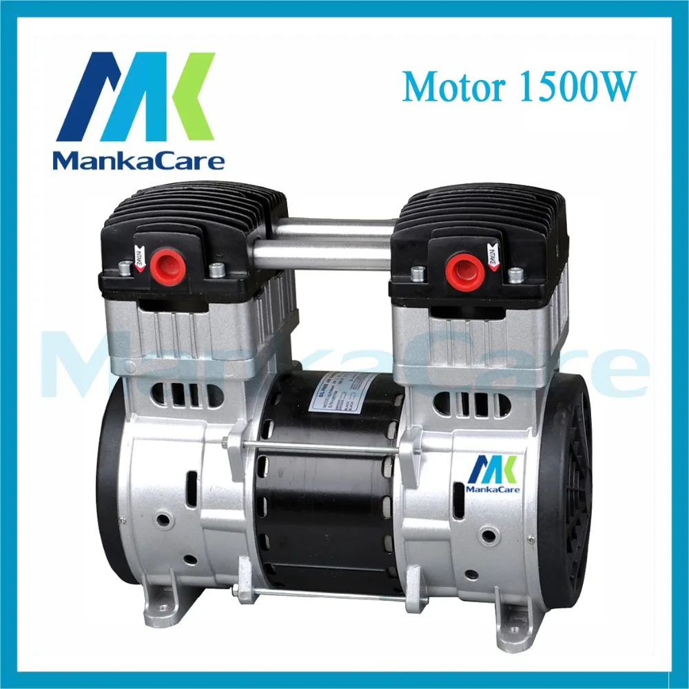 

Manka Care - Motor 1500W Dental Air Compressor Motors/Compressors Head/Silent Pumps/Oil Less/Oil Free/Compressing Pump