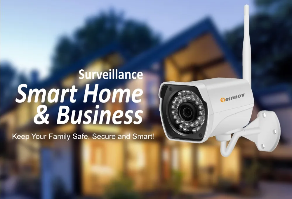 Einnov IP камера Wifi камера безопасности 1080P беспроводная уличная камера наблюдения с аудио уличная Водонепроницаемая 2MP HD Onvif