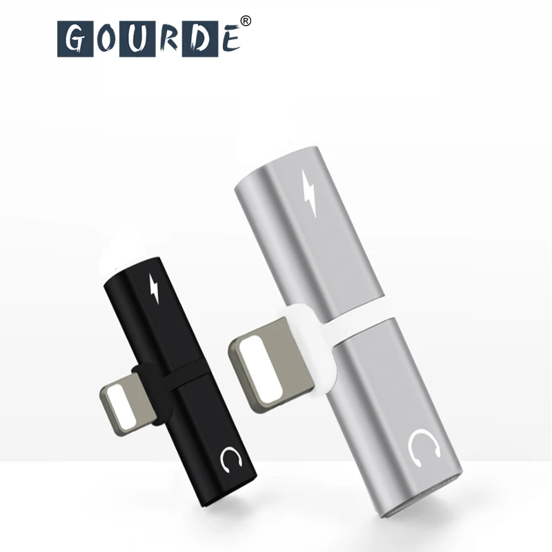 Гурд Lightnig адаптер совместим iOS 10 33 и iOS11 для наушников iphone 7/X Аудио конвертер