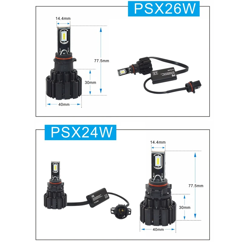 Новое поступление P9 светодио дный лампа фары 9012 50 Вт 6800LM светодио дный Headlight лампа высокого Мощность светодио дный фары 9012 H4 H7 9005 9006 H11 H8