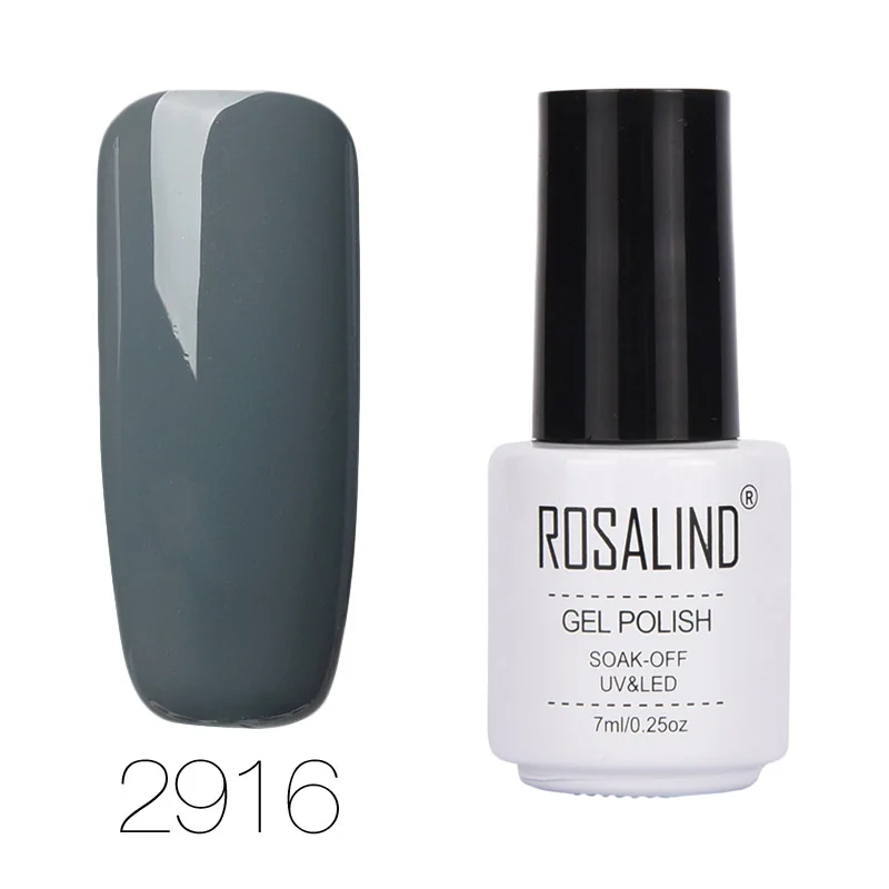 2916 ROSALIND, 7 мл, 68 цветов, серия, Гель-лак для ногтей, лак, гель-краска, замочить, Vernis, полуперманентный, УФ-лак для ногтей, гель-лаки - Цвет: 2916