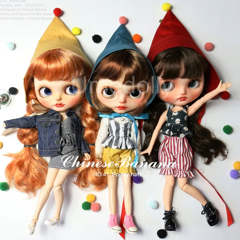 1 шт. прекрасные эльфийские шляпы для Blyth шапка для куклы аксессуары