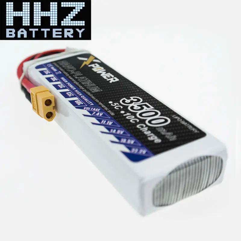 2 шт. Lipo11.1V 3S 30C Max 35C 3500mah EC5 XT60 T вилка Xpower батарея для грузовика автомобиля лодка RC