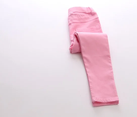 Леггинсы для девочек 4 12 лет повседневные Хлопковые Штаны карамельных цветов