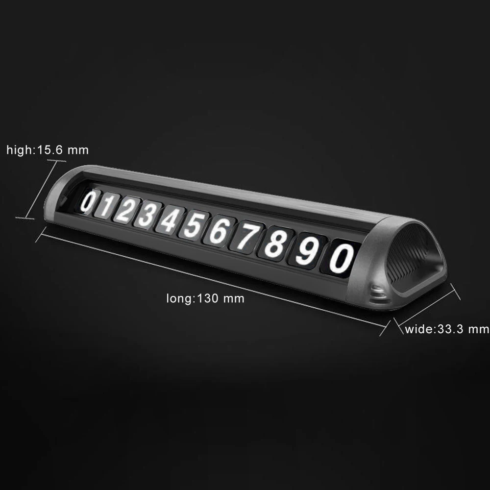 Автомобильный Стайлинг универсальная карточка для временной парковки скрытый