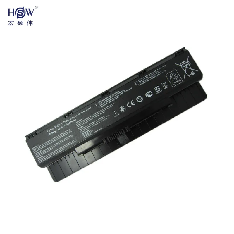 HSW 5200 мАч Новый аккумулятор для ноутбука Asus N46 N46V N46VJ N46VM N46VZ N56 N56D N56V N56VJ N76 N76V A31 A32