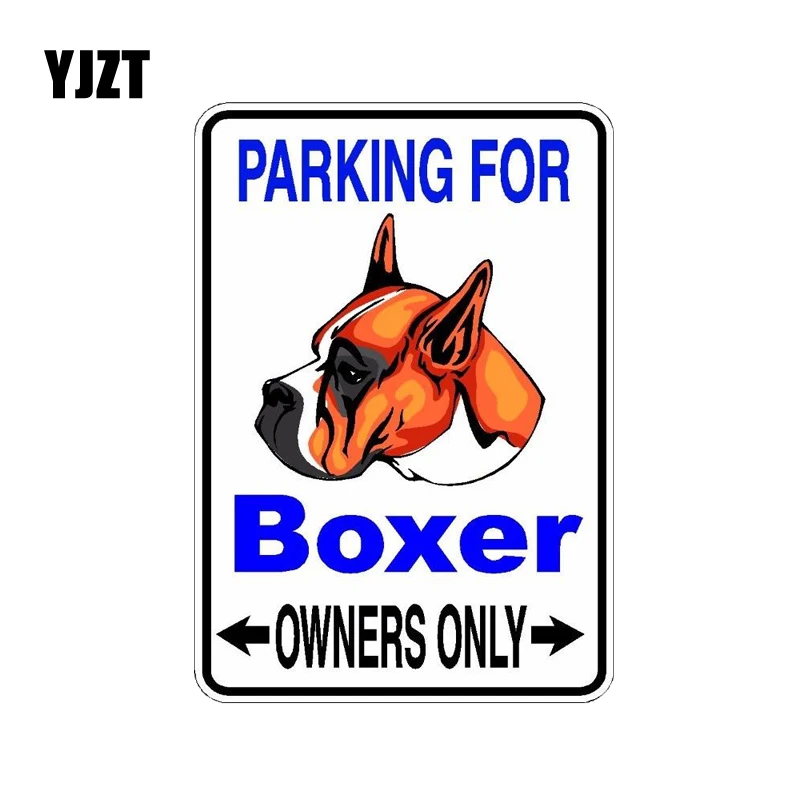 YJZT 10*14 2 см боксерские наклейки из ПВХ автомобильные наклейки|car stickers decals|car decorationdog