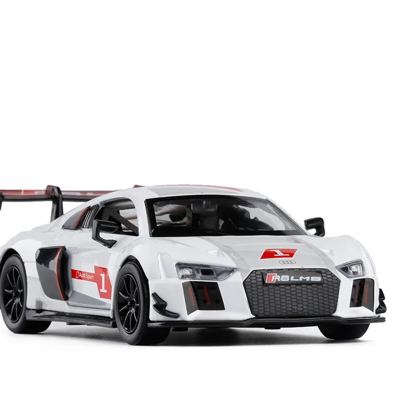 Модель спортивного автомобиля 1/32 R8 LMS модель игрушечного детские игрушки из