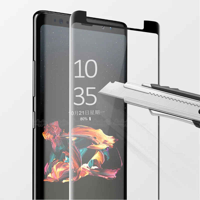 uvr for s9 plus s9plus tempered glass 3d case friendly screen protector for samsung galaxy note 9 8 note9 s9 plus case fit glass free global shipping