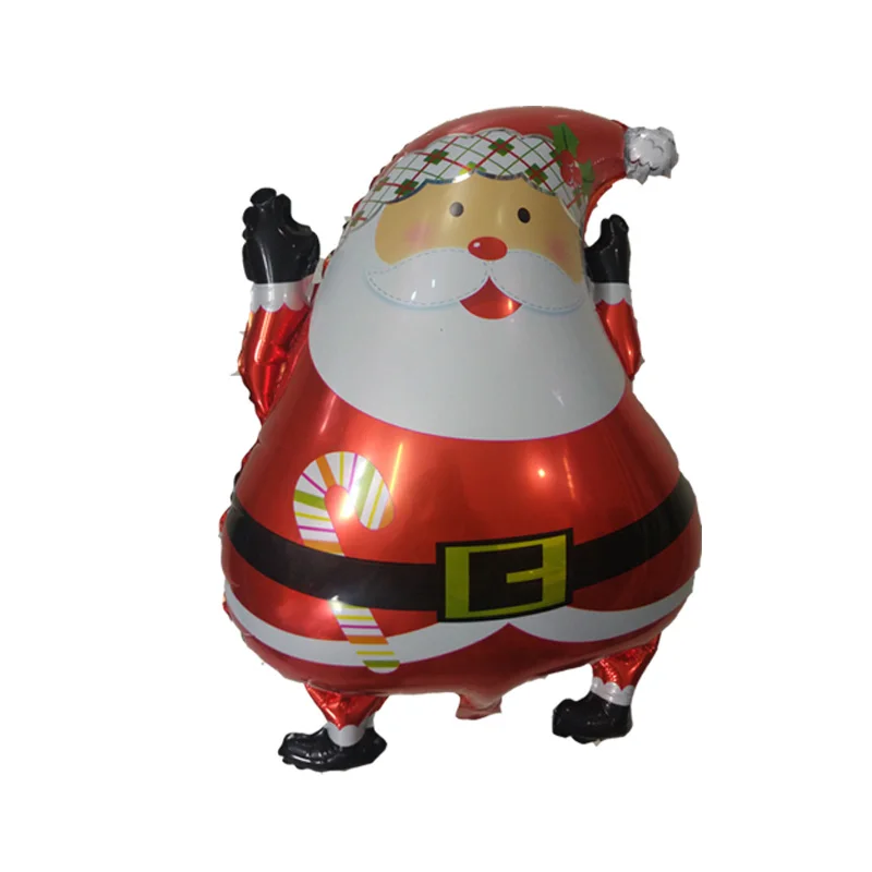 10PCS santa claus 10 шт. большие рождественские фольгированные шары Санта-Клауса, рождественские вечерние шары - Цвет: 10PCS santa claus