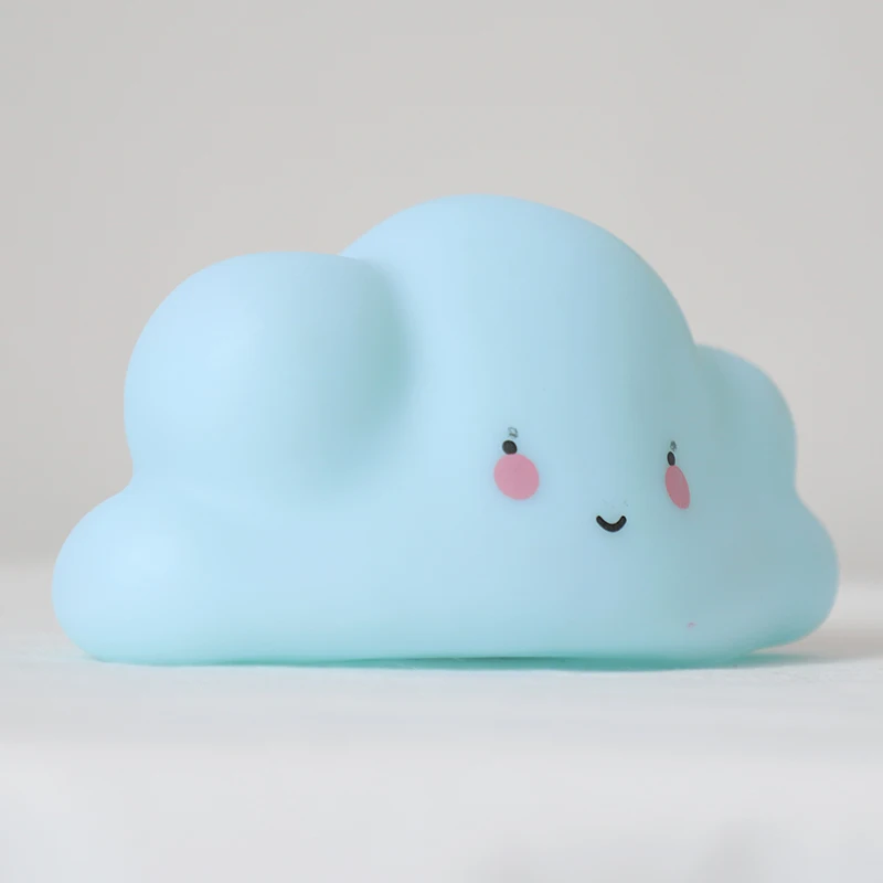 Clouds Blue Облака, месяц звезды Солнце Новинка огни детская спальня люминесцентные игрушки декоративные огни для кормления Новинка лампа подарки - Цвет: Clouds Blue