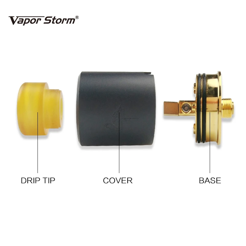 Оригинальный Vapor Storm Фламинго RDA распылитель 24 мм 2 мл двойной катушкой 510 нитки DIY