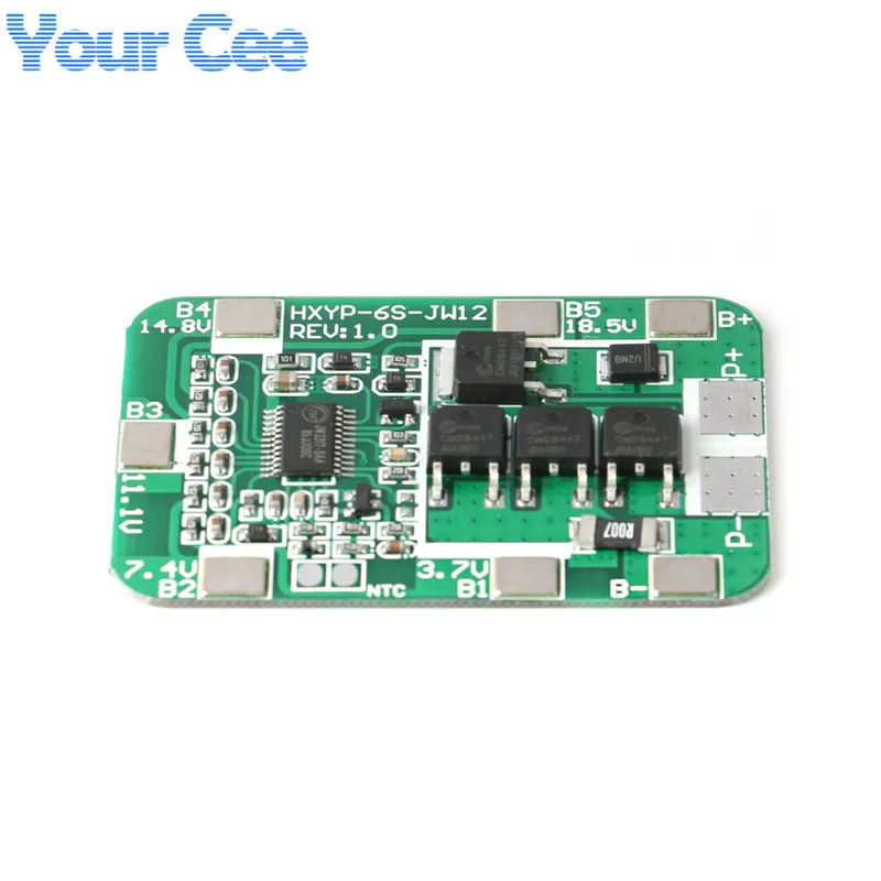 6 S 14A 22 2 V PCB BMS 18650 Защитная плата для литий ионный элемент литиевой батареи