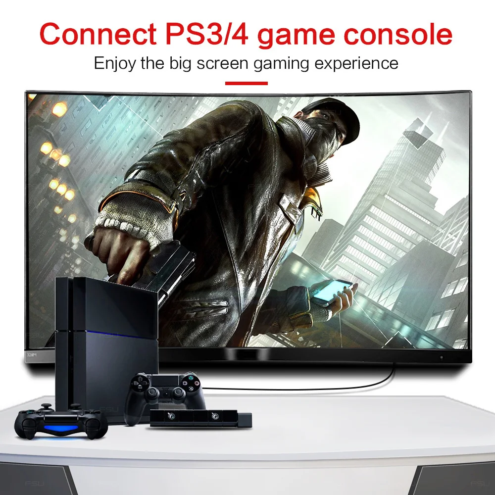 1080P 3D Нейлон HDMI к кабель высокоскоростной адаптер Разъем для переключателя