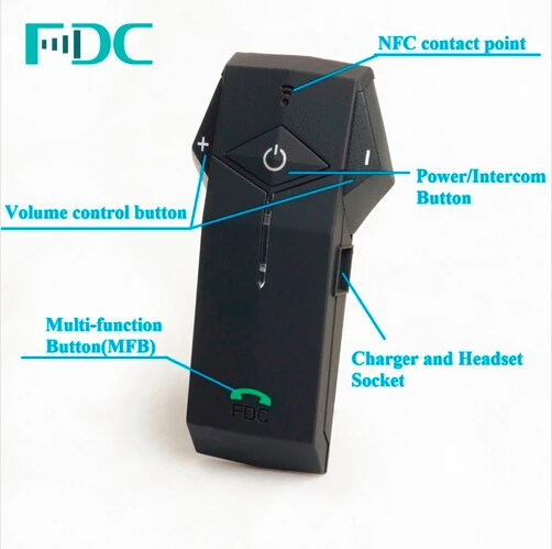 FreedConn мотоциклетная гарнитура внутренняя связь NFC Bluetooth для шлема 3 райдера 1000 м с