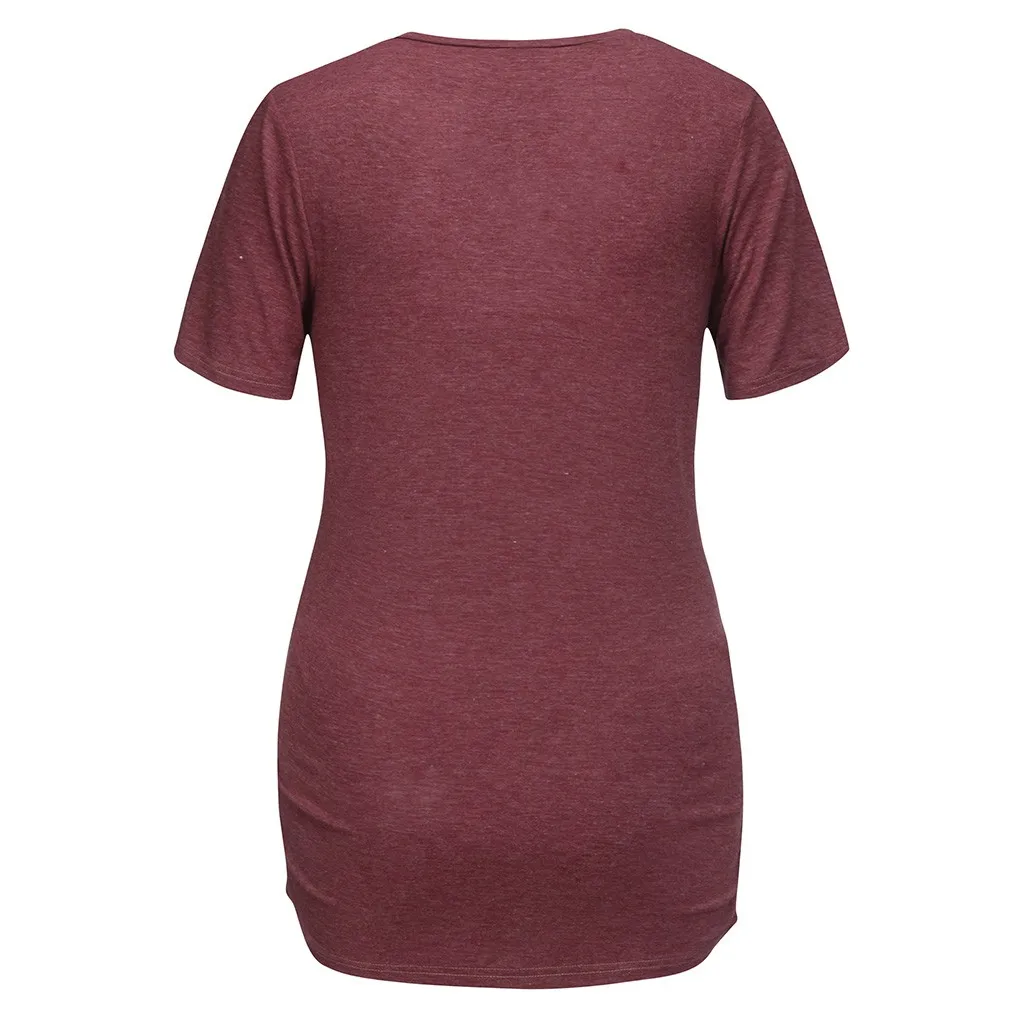 

SAGACE Maternity T Shirt Ladies Maternity Tops Short Sleeves Letter Print Top Pregnancy T-shirt Summer Pregnancy Clothes T Shirt