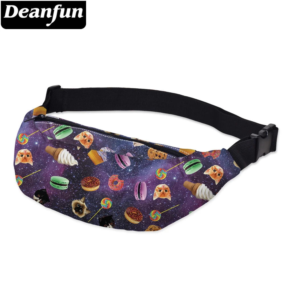Deanfun 3D печать поясные сумки кот и конфеты шаблон Мода для женщин тавеллинг