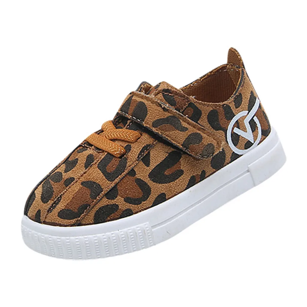 Spring Autumn Sneakers Children Toddler Baby Boys Leopard Print Sneaker Girl Soft Anti-slip Sport Outdoor Kids Shoes T9# | Детская