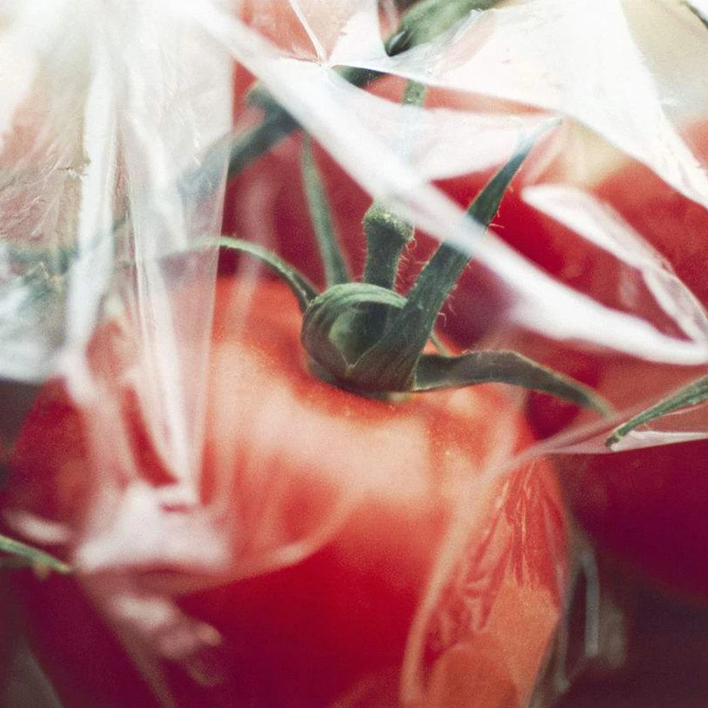 100 шт пластиковые пакеты для супермаркета с ручкой упаковки пищевых продуктов