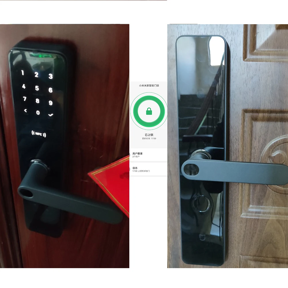 Mijia умный дверной замок отпечаток пальца пароль NFC Bluetooth разблокировка