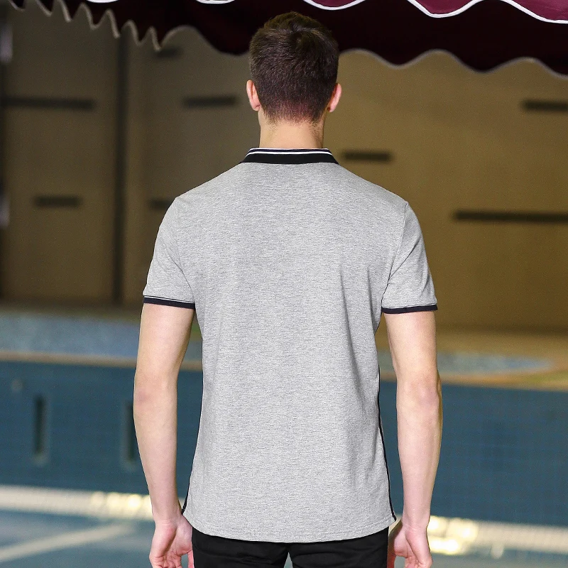 Пионерский лагерь Новые короткие рубашки поло мужчин бренд одежды Простая