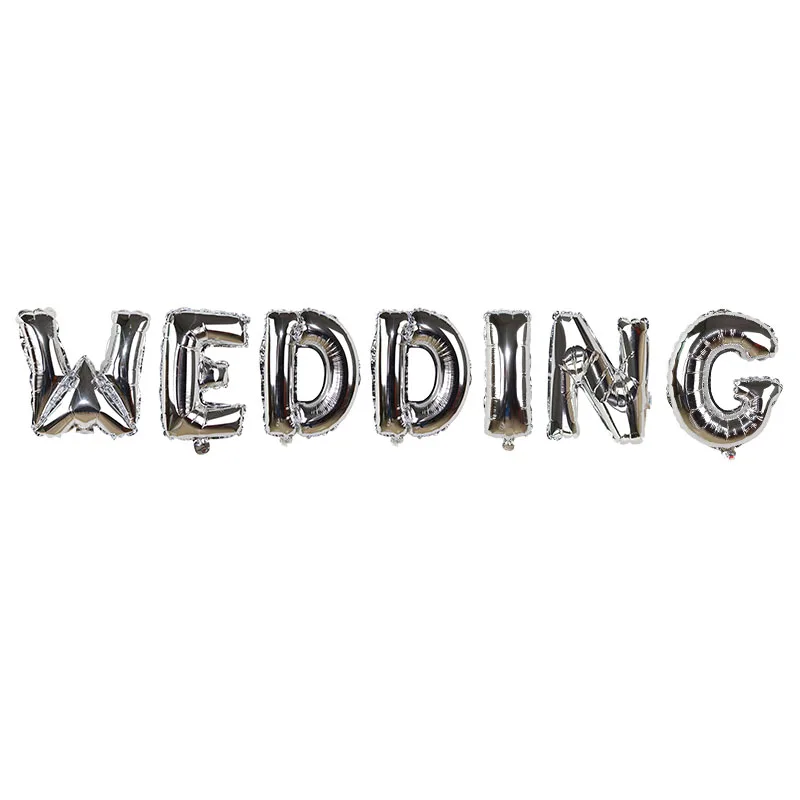 

16 Inch 4 Color Letter Foil Balloons Helium Ballons Wedding DIY Decoration Baby Shower Happy Birthday Party Favor Supplies