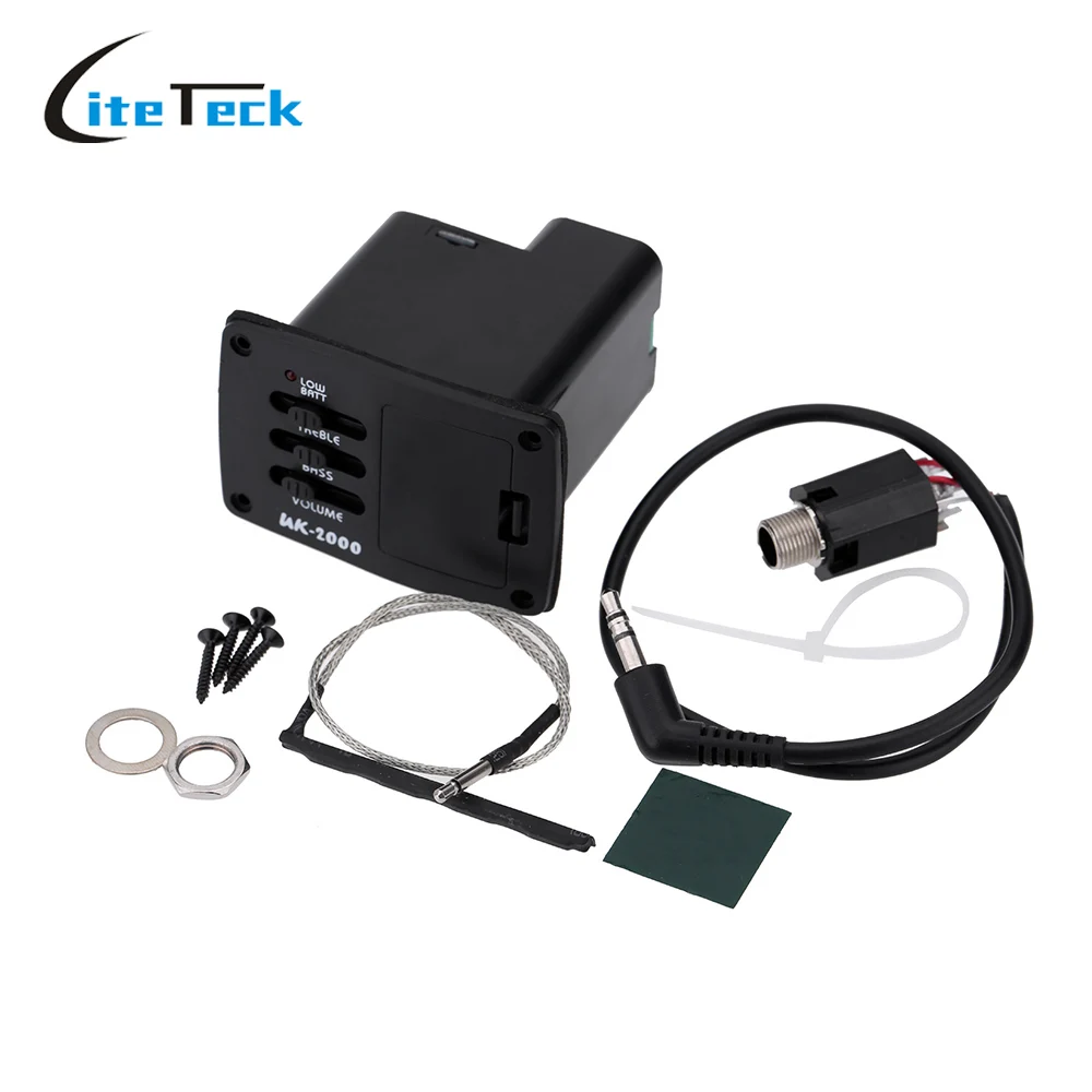 Эквалайзер-усилитель пьезо-тюнер усилитель акустическая гитара бас тройной тон