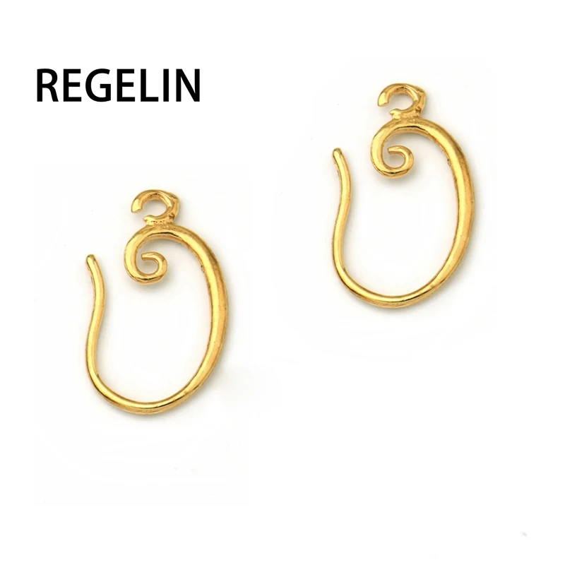 REGELIN 5 цветов винтажные серебряные/позолоченные серьги с крючком для женщин 10